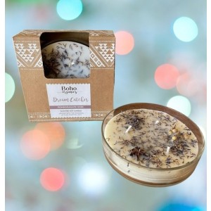 Candela naturale 3 stoppini Dream Catcher 200g Boho Organic