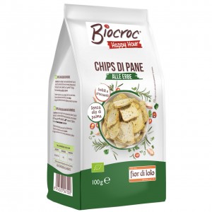 Chips di pane alle erbe 100g BIOCROC