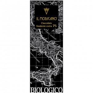 Cioccolato Grezzo Extra Fondente 75% Vegano Senza Glutine 60g Il Modicano