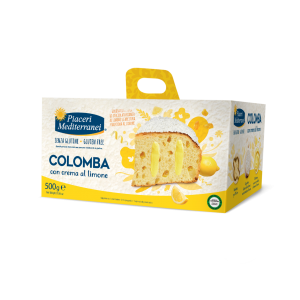 Colomba con Crema al Limone senza glutine 500g Piaceri Mediterranei