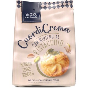 Cuordicrema Vegan con Crema al Pistacchio 200g Sottolestelle
