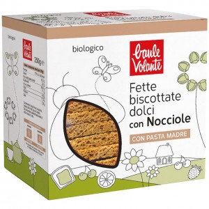 Fette biscottate dolci con nocciole 250g BAULE VOLANTE