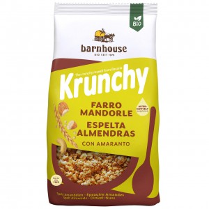 Granola all'amaranto con farro e mandorle 375g BARNHOUSE