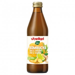 Kombucha lime e zenzero 330ml VOELKEL