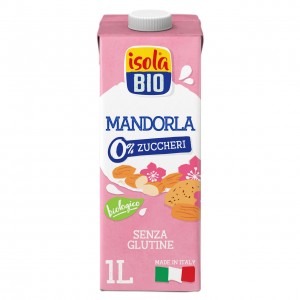 Latte di mandorla senza zucchero 1L ISOLABIO