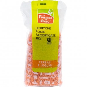 Lenticchie rosse decorticate 500g LA FINESTRA SUL CIELO