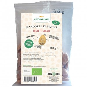 Mandorle tostate e salate 100g DOLCI EVASIONI