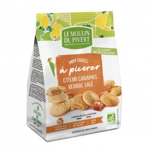 Mini cookie al caramello e burro salato 170g LE MOULIN DU PIVERT
