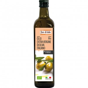 Olio extra vergine di oliva bio fruttato leggero 750ml Fior di Loto
