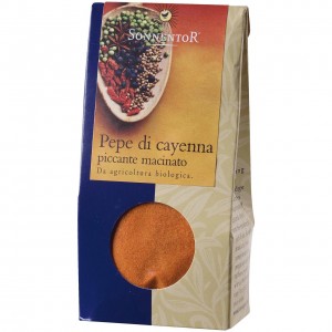 Pepe di Cayenna piccante macinato 40gr Sonnentor 