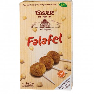 Preparato a base di ceci per falafel, senza glutine 160g BAUCK