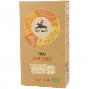 Riso superfino arborio bianco 500g ALCE NERO