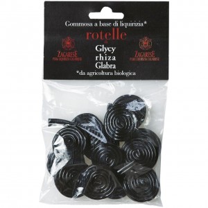 Rotelle con liquirizia di calabria d.o.p 100g GLYCY-RHIZA GLABRA