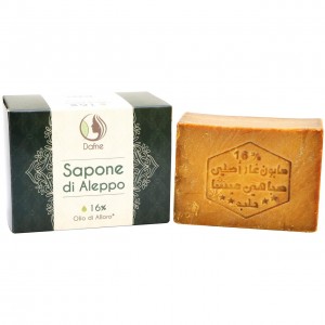 Sapone di aleppo 16% olio di alloro 200g DAFNE
