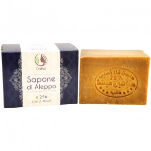 Sapone di aleppo 25% olio di alloro 200g DAFNE