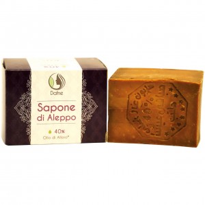 Sapone di aleppo 40% olio di alloro 200g DAFNE