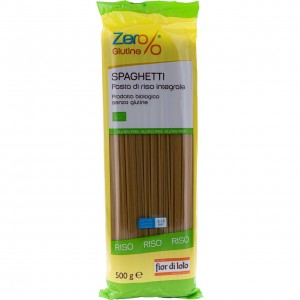 Spaghetti di Riso Integrale 500g Zer% Glutine