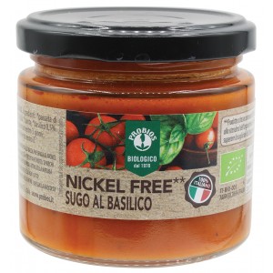 SUGO AL BASILICO NICKEL FREE** 200g PROBIOS