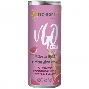 U'go rosè sidro di mela e pomplemo rosa 330ml MELCHIORI