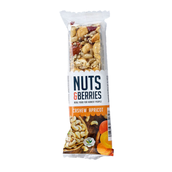 Barretta Anacardi e Albicocca 30g Nuts&Berries