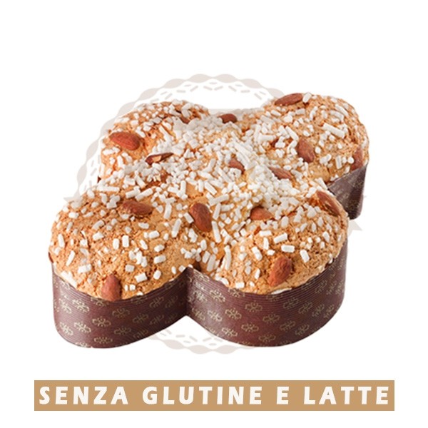 Colomba Artigianale Uvetta e Canditi senza Glutine e Latte 500g