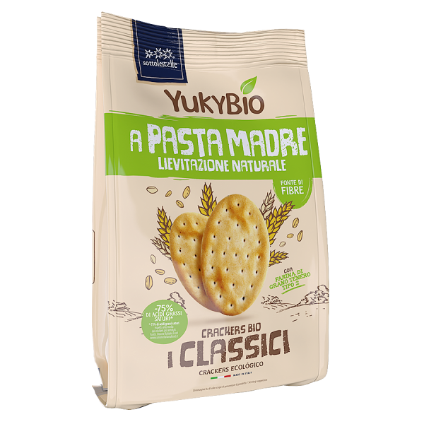 Crackers I Classici con Lievito Madre 250g Yukibio