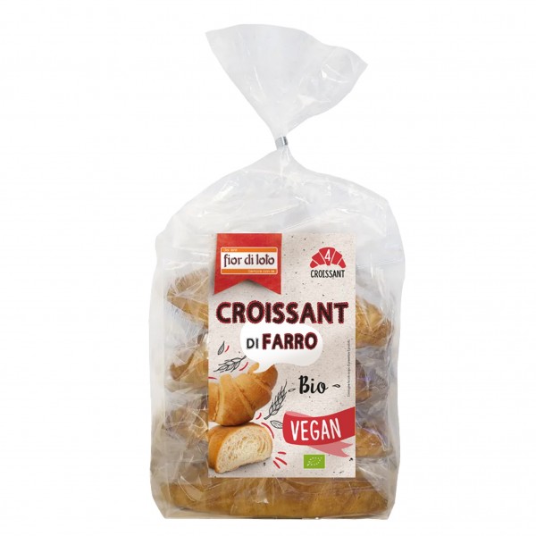 Croissant di Farro Vegan 4x45g Fior di Loto