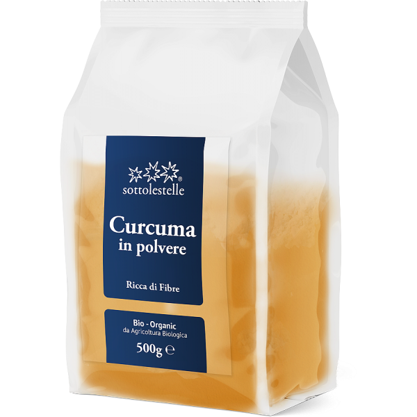 Curcuma Biologica in Polvere 500gr Sottolestelle