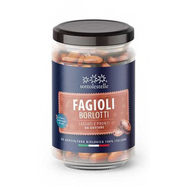 Fagioli Borlotti al Naturale 210g Sottolestelle