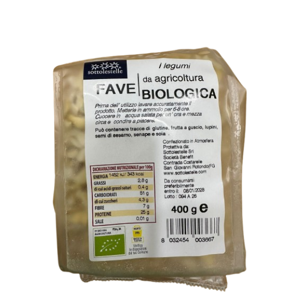 Fave Italiane Decorticate 400g Sottolestelle