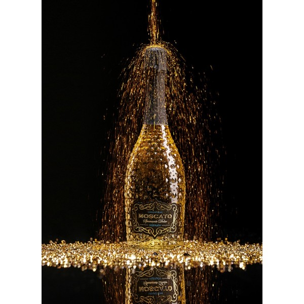 SPUMANTE MOSCATO DOLCE "M-USE" 750ML PIZZOLATO