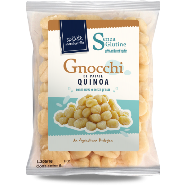 Gnocchi di Patate con Quinoa Senza Glutine 500g Sottolestelle